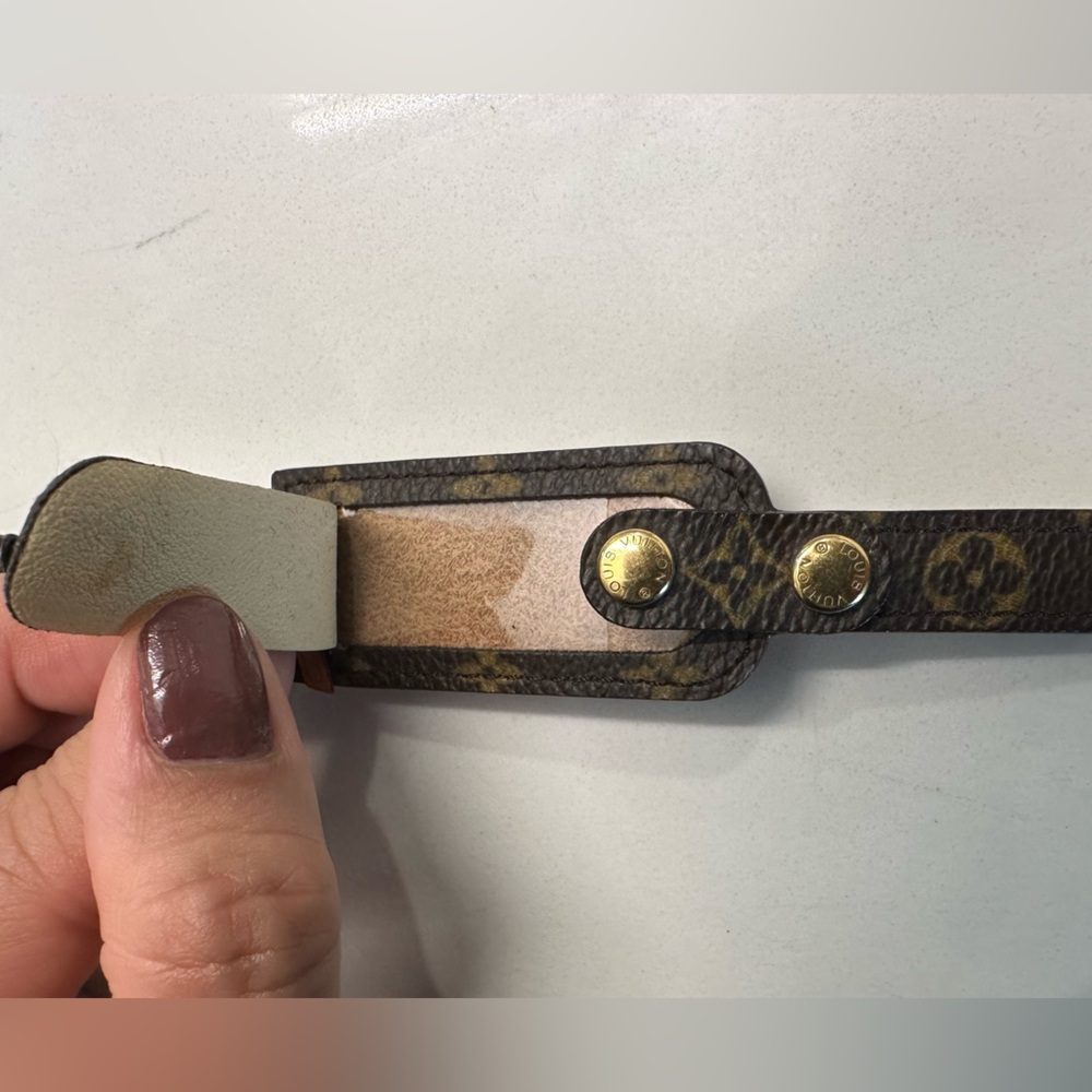 Louis Vuitton Monogram Cherry Blossom Bracelet - Brown and Gold - Picture 6 of 10